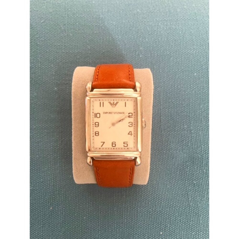 Watch - Emporio Armani -  "Tank" style